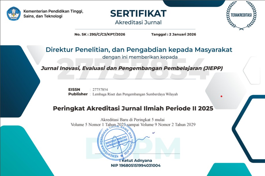 Sertifikat Akreditasi JIEPP